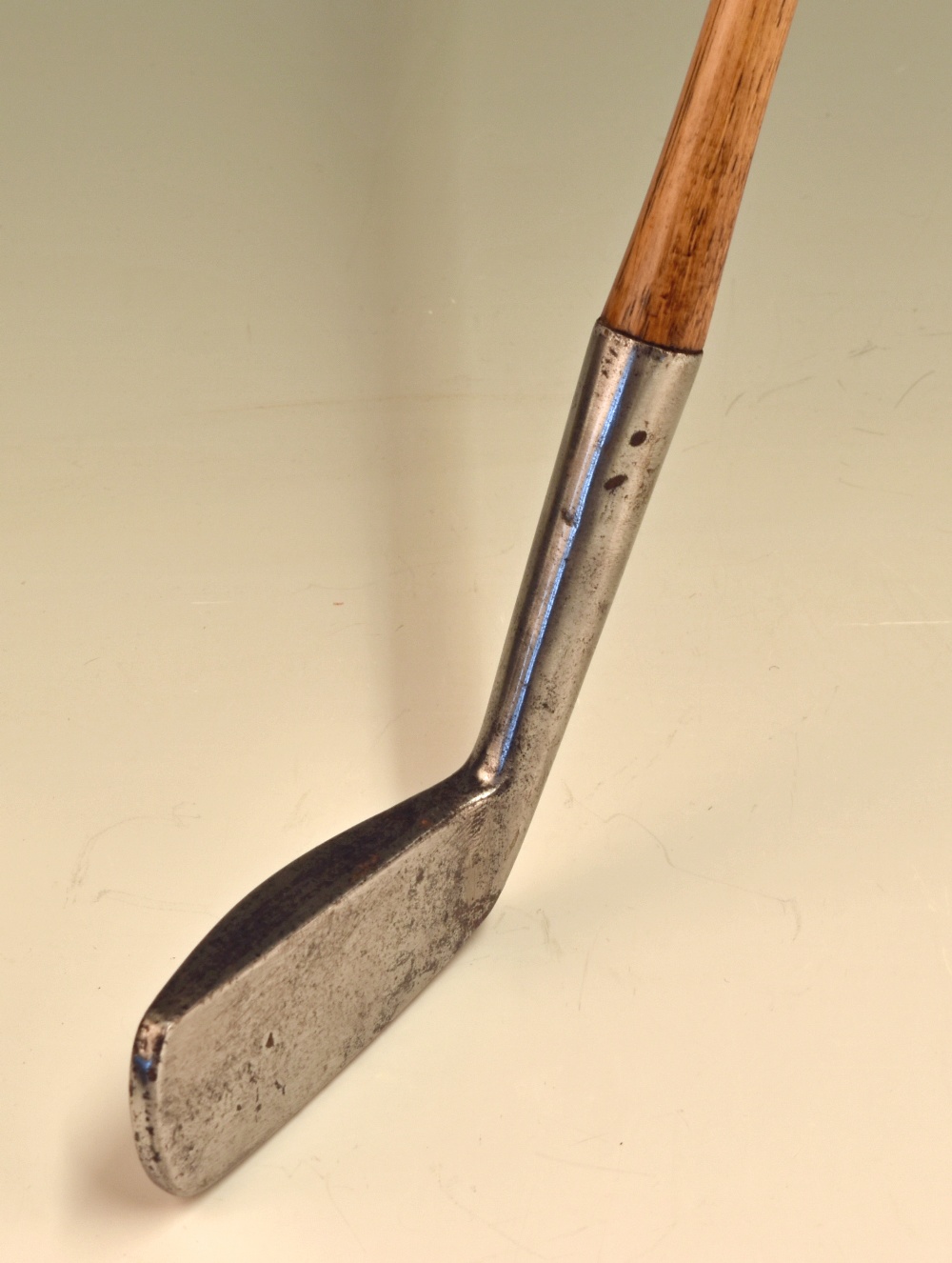 Early Tom Stewart Patent “Stewarts Putter” 1st model blade putter c1904 - the head stamped with - Image 2 of 3