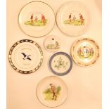 Golfing Ceramic Selection to include Royal Crown Derby Kedleston Park Golf Club Imari dish,