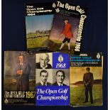 Collection of 1960s Open Golf Championship Programmes (5)- 1964 St Andrews (Tony Lema), 1966