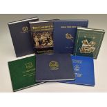 Collection of Irish Centenary/History Golf Club Books from the 1890s onwards one signed (7) Royal