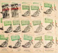 1967 Cradley Heath Speedway Programme Selection includes Challenge Match, League fixtures, World