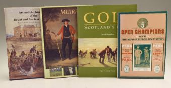 Interesting collection of Scottish History Golf Books - one signed (4)-David Hamilton signed - “Golf