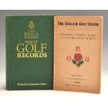 2x Interesting Golf Books - English Golf Union – “Standard Scratch Score and Handicapping Scheme”