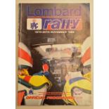 1986 Lombard RAC Rally Programme date 16-20th November appears in good condition overall