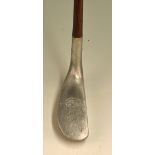 Standard Golf Co The Mills “L” model longnose alloy putter – stamped R Forgan St Andrews to the