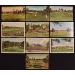 Collection of American Golf Course, Golf Club and Tennis postcards in the Pinehurst region from