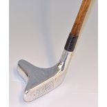 Fred Saunders Highgate GC Pat elongated back centre line alloy putter – with all the details on
