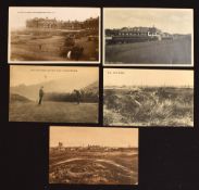 Collection of various English golf club and golf course postcards from the 1900s onwards (6) -