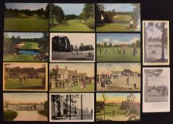 Collection of American Golf Course, Golf Club postcards in the Southern and Mid Pines Pinehurst