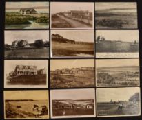 Collection of Scottish Golf Clubs and Golf Course postcards along the North Coast of Scotland from