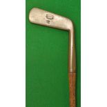 R Forgan & Son St Andrews Powf broad head brass blade putter c1895 with good stamp marks to the head