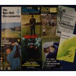 Collection of 1970s Open Golf Championship Programmes one signed (6) - 1970 St Andrews (Jack