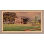 Joseph William Carey RUA (1859-1937) - Knock Golf Club - original golfing water colour of the