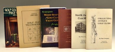 Selection of various Peter Georgiady and Other Authors Golf Club Reference and Price Guides (7)