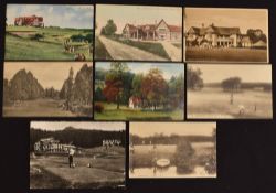 Collection of overseas golf club and Golf Course postcards from the early 1900s onwards (8) – Mar