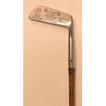 Interesting Thornton & Co Ltd Edinburgh Stainless Negative Loft blade putter – with thick top edge