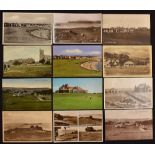 Collection of Scottish Course and Golf Club postcards in the Fife region from 1914 onwards (15) –