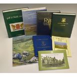 Collection of English South/Coastal Golf Club Centenary/History Golf Books – one signed (8) – Rye