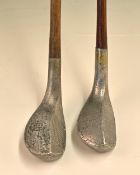 2x Standard Golf Co Mills MSD 2 Model lofted alloy woods - both with good hosels, makers shaft