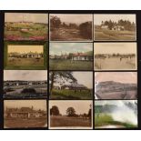 Collection of Scottish Golf Course and Golf Club postcards in the Perthshire region from 1907