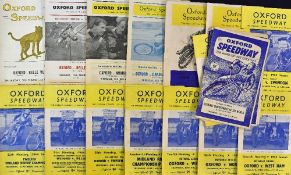 Collection of Oxford Speedway Programmes from 1962 to 1977 (41) – 2x 1962 both Championship of The