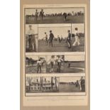 J H Taylor Open Golf Champion -First Exhibition Golf Match in the USA played at Deal on 24th