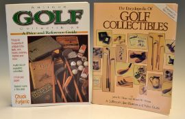 2x Comprehensive Golf Collecting Reference Books - Chuck Furjanic – “Antique Golf Collectables - A