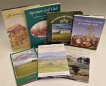 Collection of Irish Centenary/History Golf Club Books from the 1890s onwards 2x signed (7) -