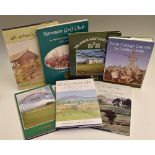 Collection of Irish Centenary/History Golf Club Books from the 1890s onwards 2x signed (7) -