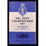 1957 Official Open Golf Championship Programme - played at St Andrews and won by Bobby Locke for the
