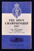 1957 Official Open Golf Championship Programme - played at St Andrews and won by Bobby Locke for the