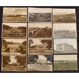 Collection of Scottish Golf Course and Golf Club postcards in the Ayrshire area (2x Turnberry