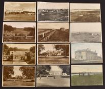 Collection of Scottish Golf Course and Golf Club postcards in the Ayrshire area (2x Turnberry