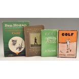 Collection of Interesting Golf Instruction Books from J H Taylor to Ben Hogan incl one signed (