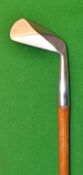 Original Sunday Golf Walking stick – fitted with diamond back mashie style handle – stamped with