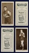 Boxing – Scarce John Player & Sons Drumhead Pugilists In Action Cigarette Cards complete set of