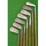 7 x interesting assorted irons – Anderson Anstruther mid iron, 2x Tom Stewart irons no.1 and a