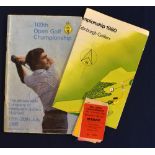 1980 Open Golf Championship programme signed by multiple major winners - played at Muirfield and