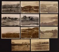 Collection of Scottish Golf Clubs and Golf Course postcards in The Highlands region from the early