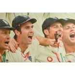 2x Iconic Cricket Prints on Canvas depicting England Ashes Victory v Australia 2005 both