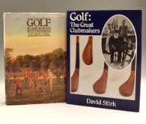 Henderson and Stirk Golf Books (2) – “Golf in The Making” 1st ed 1979 some very slight