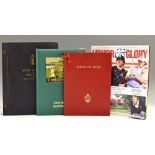 Collection of “Rules of Golf” books et al (4) to incl an official leather bound volume issued by