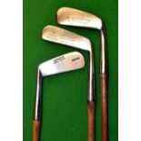 Interesting collection of various steel head putters (3) – early Spalding Kro-flite R Jones & Son