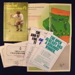 1983 Open Golf Championship signed programme - played at Royal Birkdale and signed by the winner and