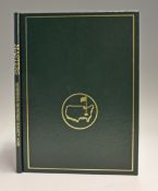 Masters Golf Annual 1989 - signed by the winner Nick Faldo - in the original green leather and