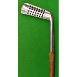 Jack White Patent Drilled Face Civic putter by Wm Gibson Kinghorn – with 28 drilled central face
