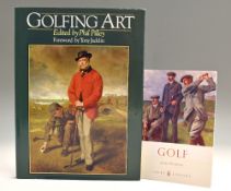 Golf Art and The Evolution Of Golf reference books (2) - Phil Pilley, (Ed) “Golfing Art” c1988 in