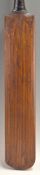 Early Jeffries Cricket Bat stamped with the maker’s mark ‘Jeffries’ to either shoulder of the