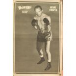 Boxing – 1939 Eric Boon Presents ‘The Great Champions’ Boxing Poster advertising highlights of his
