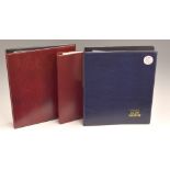 2x “Post Card Albums” and similar Lever Arch File (3) - with approx 64 x 4 slip in leaves to hold
